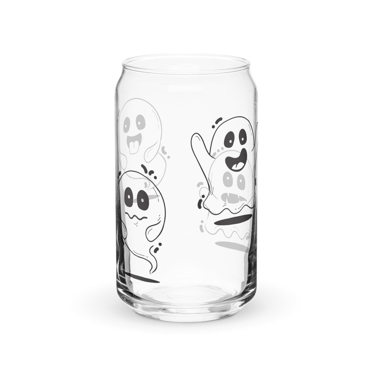 Silly Ghosts Can-shaped glass