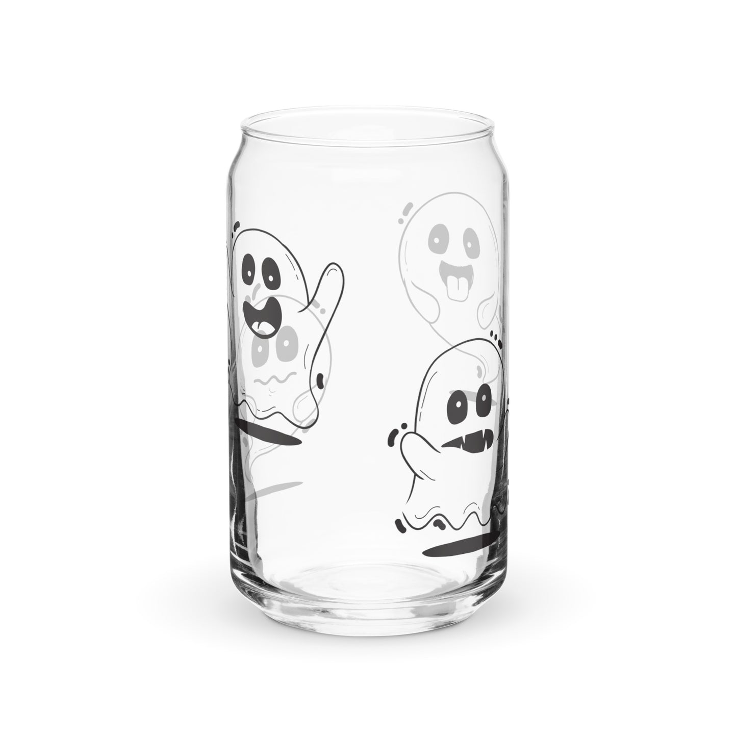 Silly Ghosts Can-shaped glass