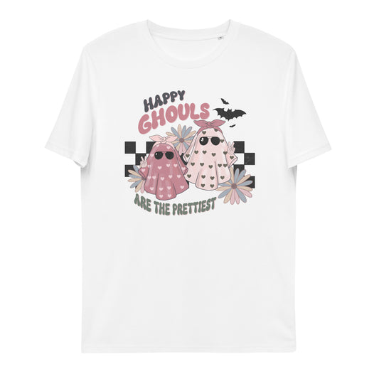 Happy Ghouls are the Prettiest Unisex organic cotton t-shirt