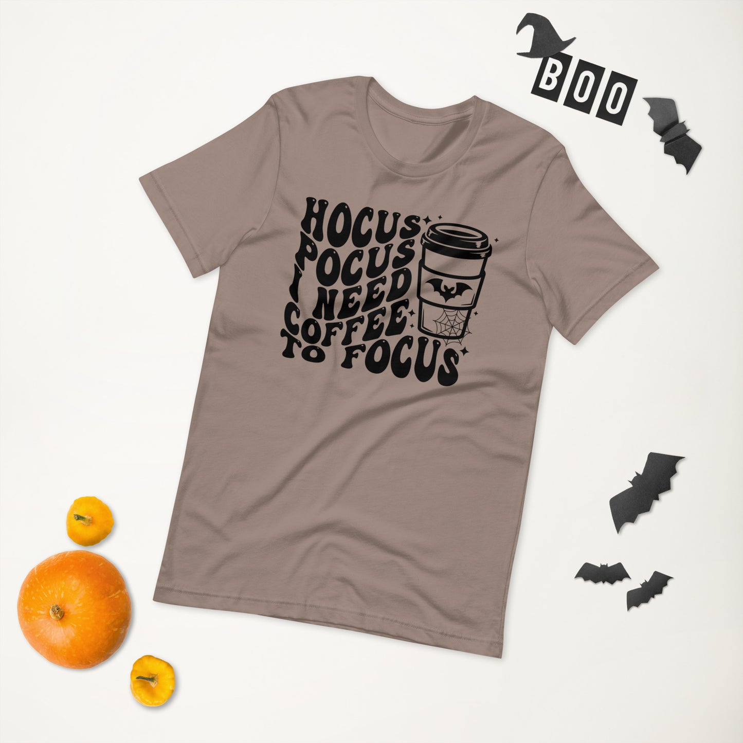 Hocus Pocus I Need Coffee To Focus Unisex t-shirt