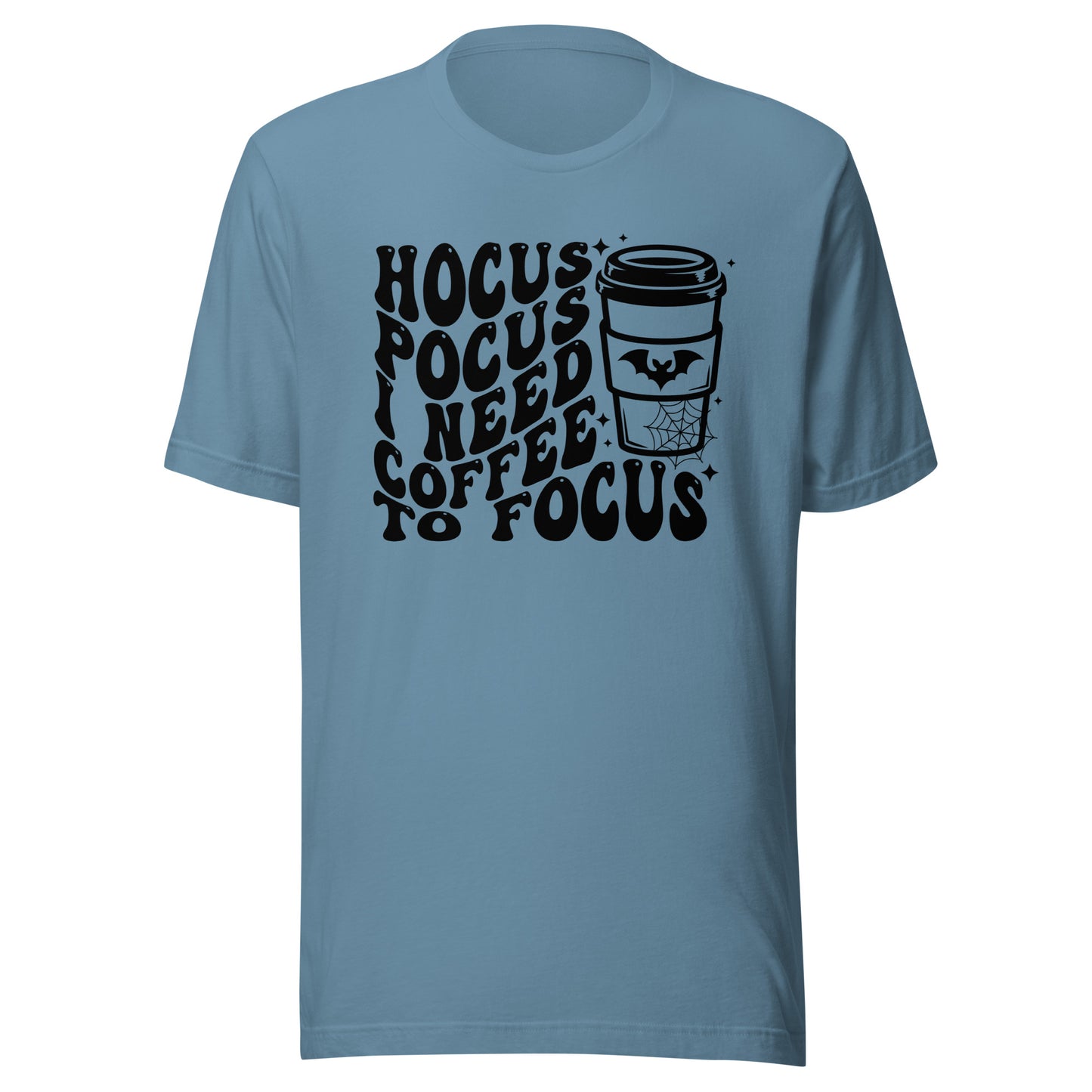 Hocus Pocus I Need Coffee To Focus Unisex t-shirt