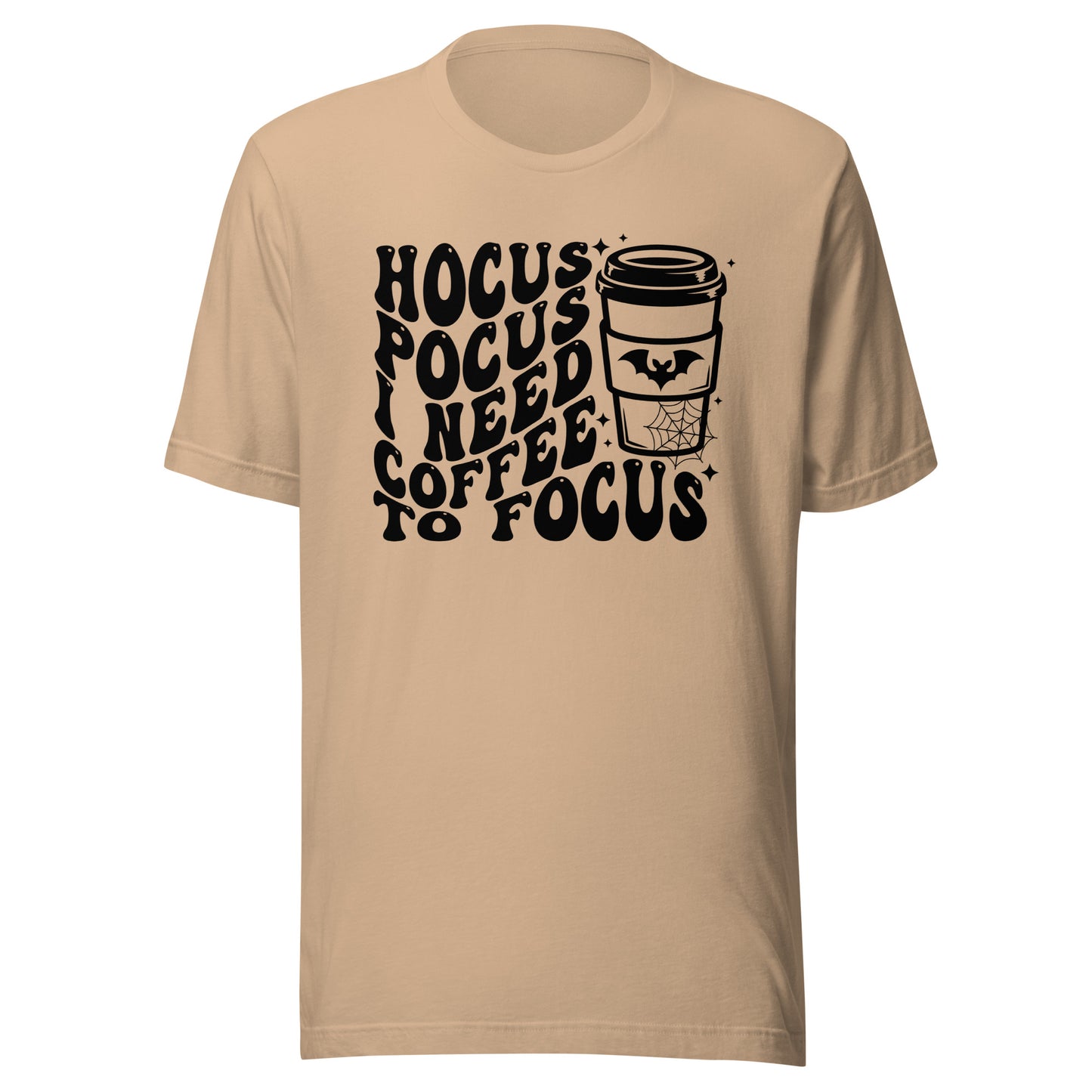 Hocus Pocus I Need Coffee To Focus Unisex t-shirt